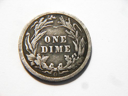 1900-O Silver Barber Dime