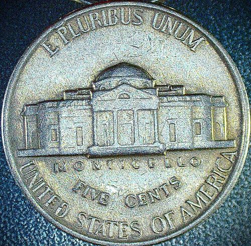 1940 P Jefferson Nickel AU Good Steps
