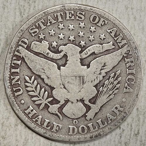 1904-O Barber Half Dollar,  Good to Very Good, Better Date    0130-09