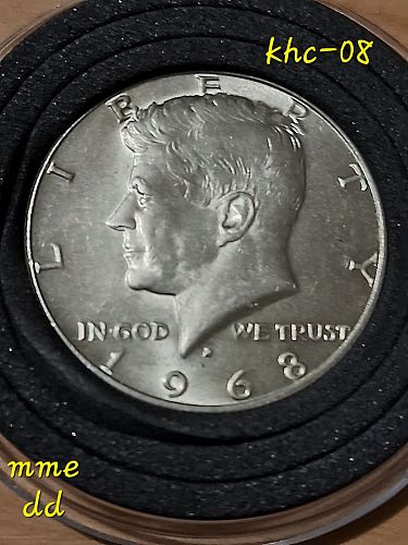 1968 D KENNEDY HALF