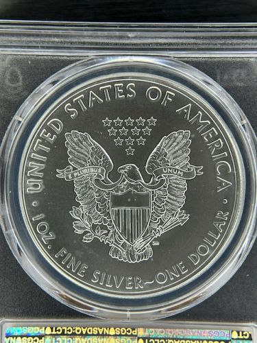 2021-S American Silver Eagle - T1 Emergency Issue Struck at San Francisco