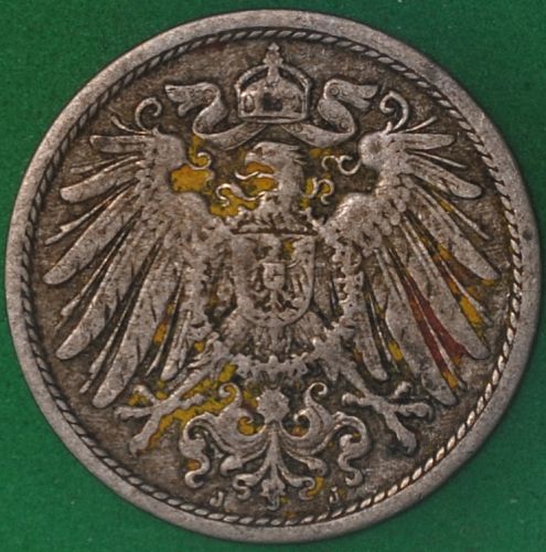 1905J Germany/Empire 10 Pfennig Fine
