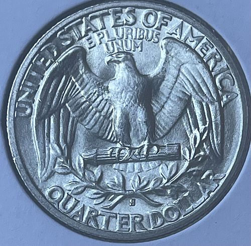 1943-S Washington Silver Quarter