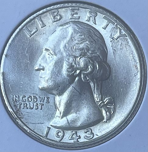 1943-S Washington Silver Quarter