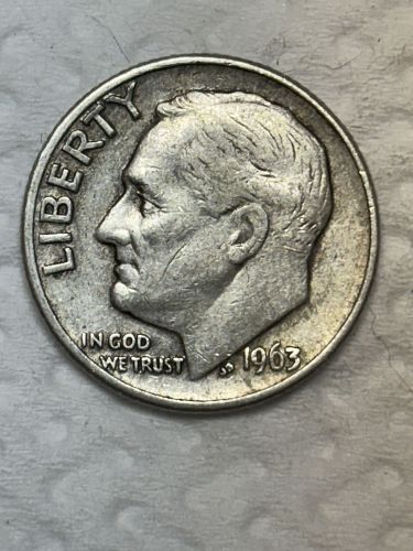 1963 D Roosevelt Dimes