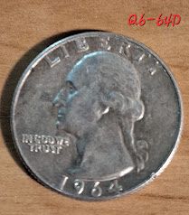 1964 D WASHINGTON QUARTER