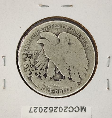 1918 S Walking Liberty Half Dollar - Free Shipping for additional coins purchased on same invoice.