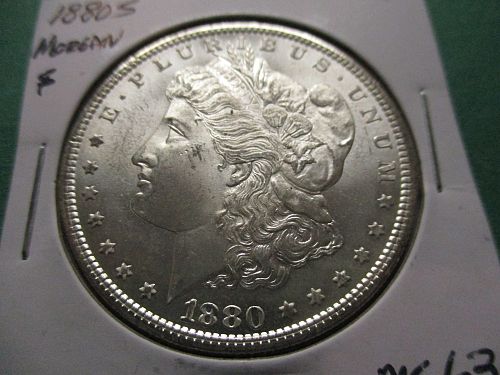 1880-S  MS63 Morgan Dollar.  Item: DM 80S-29.
