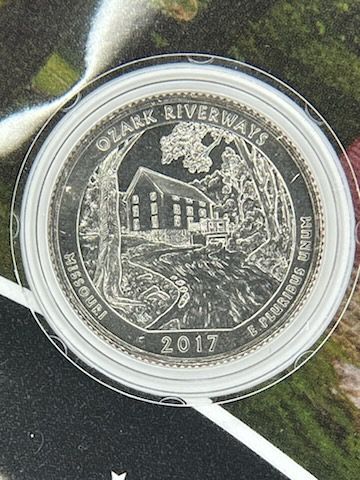 2017-S Ozark National Scenic Riverways - 3 Coin Quarter Set P,D,&S