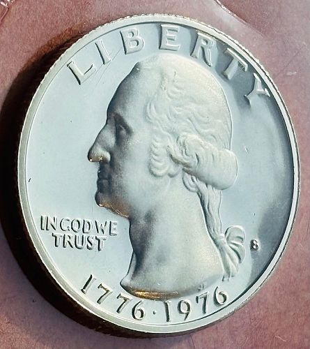 1976-S 40% SILVER PROOF Washington Quarter