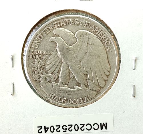 1945 P Walking Liberty Half Dollar - Free Shipping for additional coins purchased on same invoice.