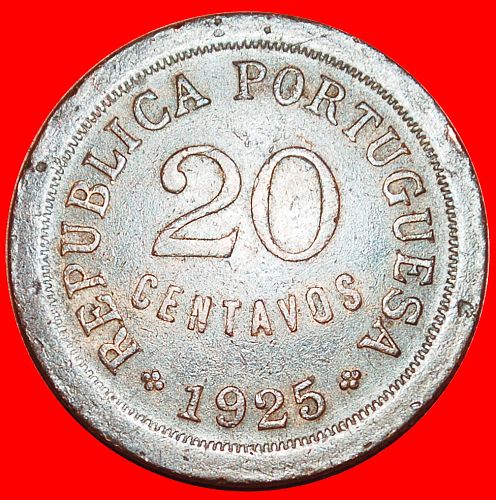 Ⰶ LIBERTY (1924-1925): PORTUGAL ★ 20 CENTAVOS 1925!