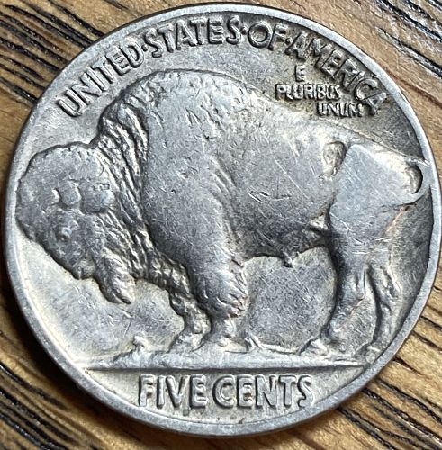 1934 Buffalo nickel in VERY FINE condition