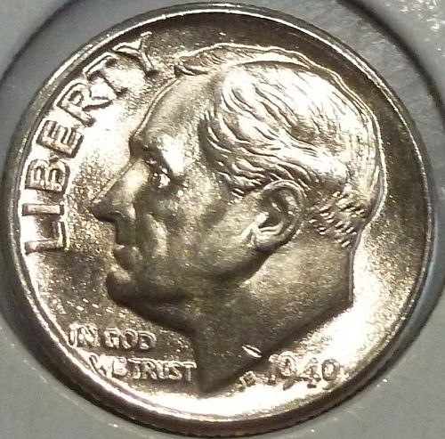 GEM BU 1949-D Roosevelt Dime. High Quality ( 35 )