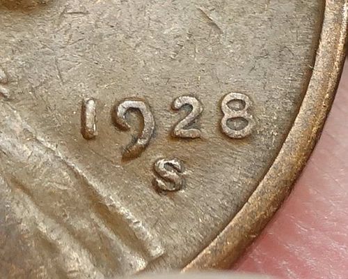 1928-S Lincoln Cent, Large S, FS-501, Repunched Mintmark S/S    0131-03