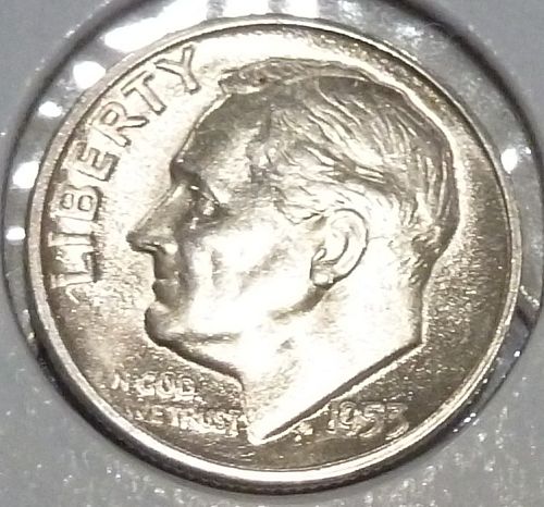 GEM BU 1953-S Roosevelt Dime. High Quality ( 185 )