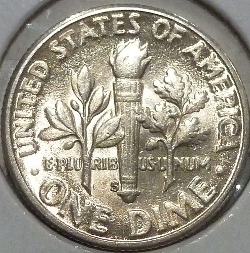 GEM BU 1953-S Roosevelt Dime. High Quality ( 185 )