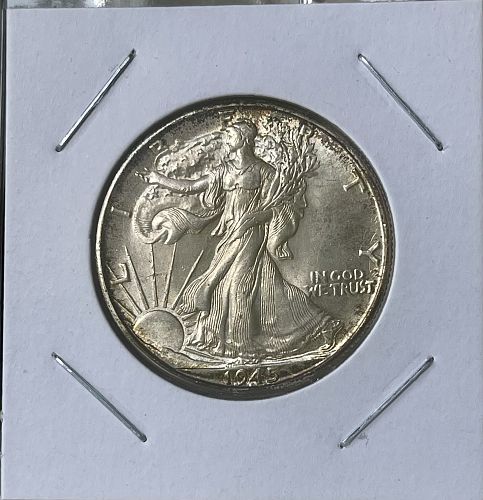 1945-P Walking Liberty Silver Half Dollar