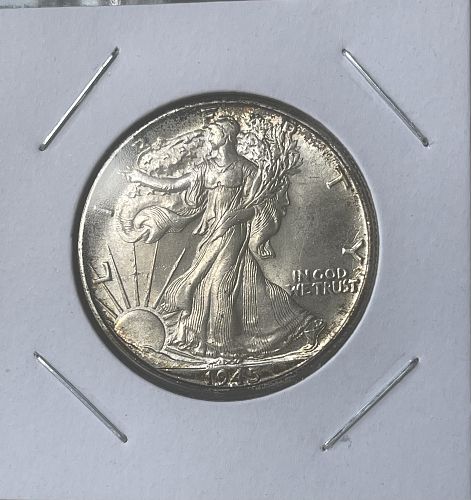 1945-P Walking Liberty Silver Half Dollar