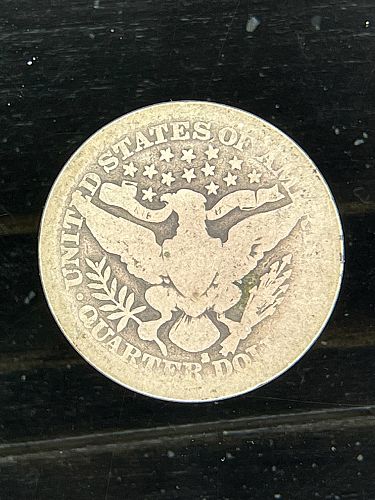1915-S Barber 90% Silver Quarter