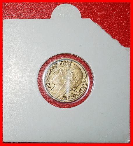 Ⰶ CORNUCOPIAS (1931-1947): FRANCE ★ 50 CENTIMES 1932 ERROR! IN HOLDER!