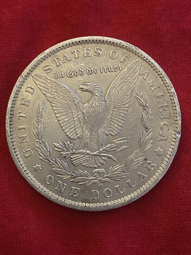 1884-0-Morgan Silver Dollar