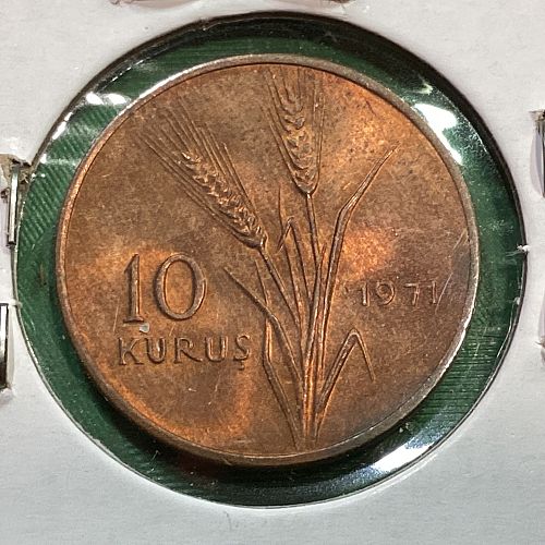 1971 Turkey 10 Kurus
