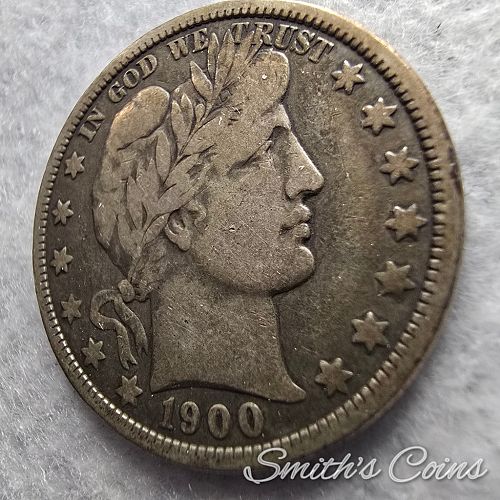 1900 O ~ Barber Half Dollar ~ Fine