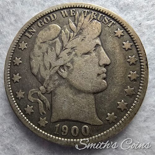 1900 O ~ Barber Half Dollar ~ Fine