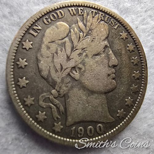 1900 O ~ Barber Half Dollar ~ Fine