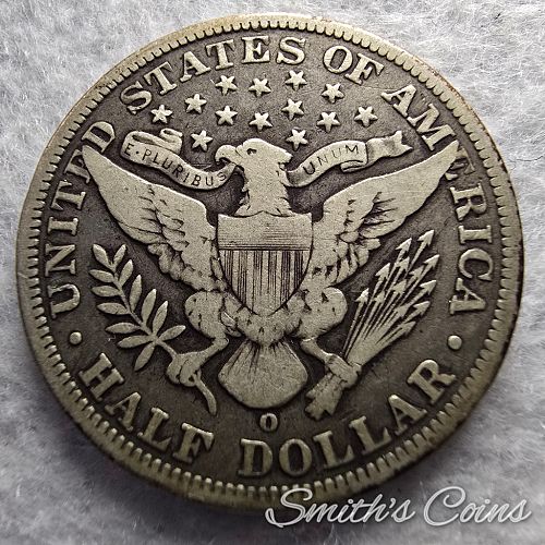 1900 O ~ Barber Half Dollar ~ Fine
