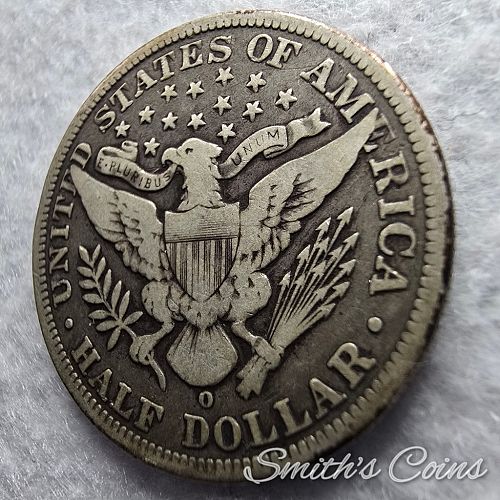 1900 O ~ Barber Half Dollar ~ Fine