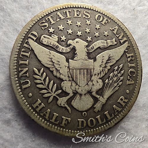 1900 O ~ Barber Half Dollar ~ Fine