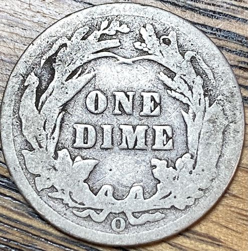 1901O barber dime in ALMOST GOOD Condition