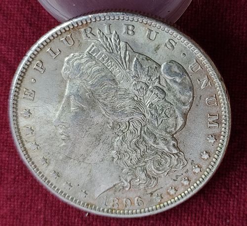 1896 P Morgan Dollar - Free Shipping for additional coins purchased on same invoice.