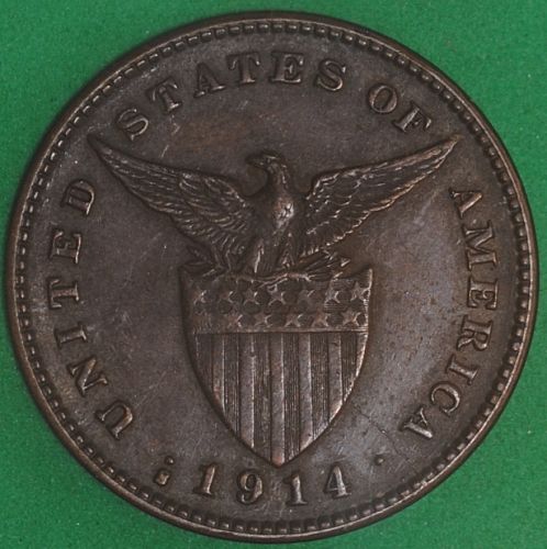 1914S Philippines Centavo XF