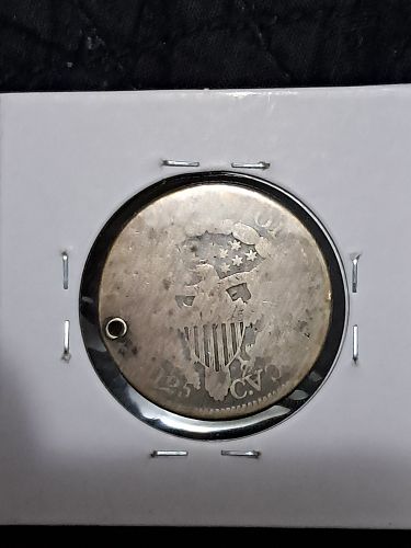 1806 Draped Bust Quarter, Fair Details (Holed)