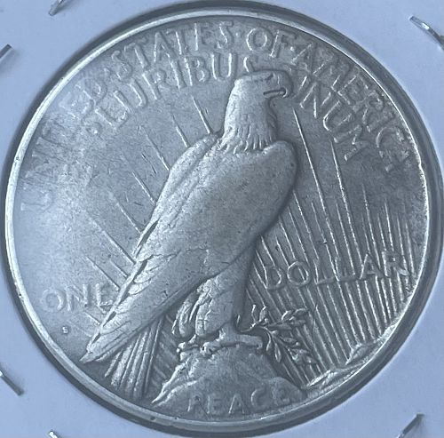 1934-S Peace Silver Dollar • Nice Problem Free Key Date Original Surfaces