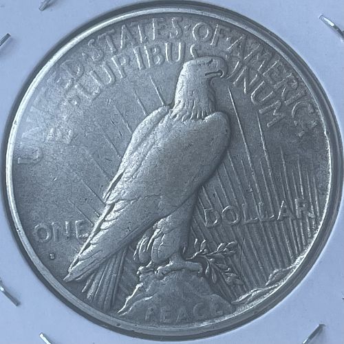1934-S Peace Silver Dollar • Nice Problem Free Key Date Original Surfaces
