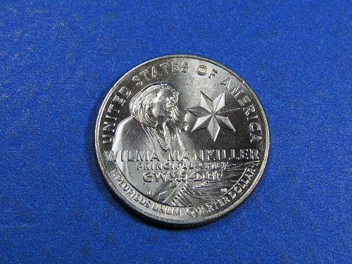 2022-P QUARTER "WILMA MANKILLER" (UNCIRCULATED) LOT H607