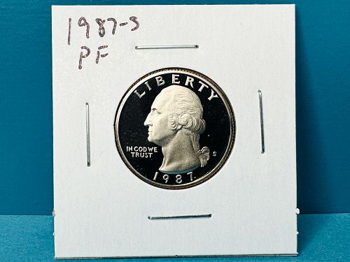 1987-S Proof Washington Quarter