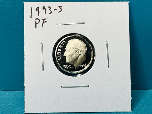 1993-S Proof Roosevelt Dime