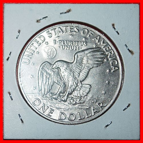 Ⰶ LUNAR DOLLAR (1971-1999): USA ★ 1 DOLLAR 1974! EISENHOWER (1890-1969)! UNC LUSTRE!
