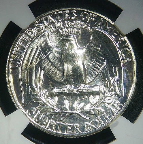 1964 Washington Quarter PROOF 68, certified by NGC
