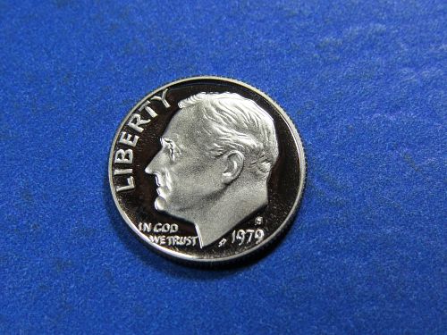 1979-S ROOSEVELT DIME ~ PROOF (Filled "S") ~ LOT H651