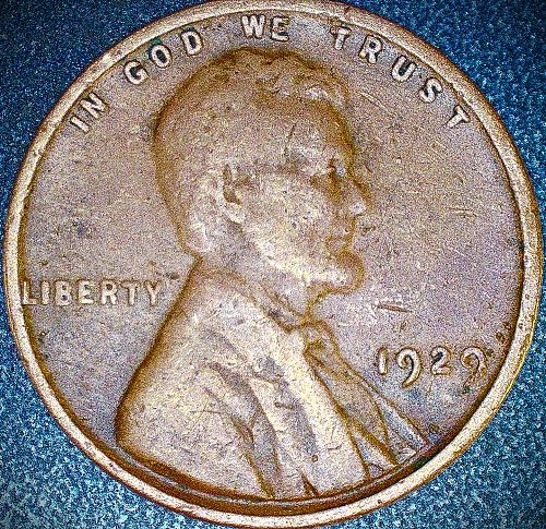 1929 P Lincoln Wheat Cent