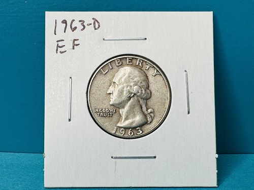 1963-D Washington Quarter