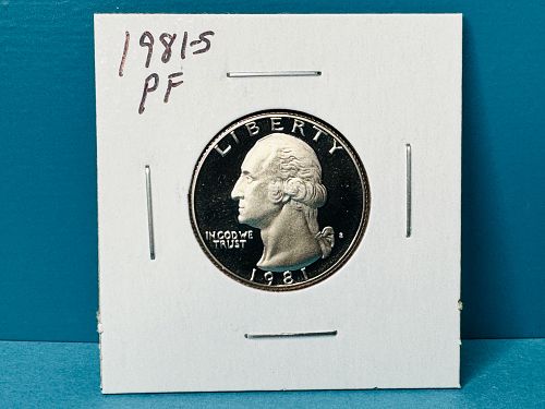 1981-S Proof Washington Quarter