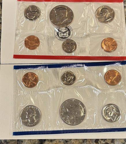 1987 PD Uncirculated Mint Set