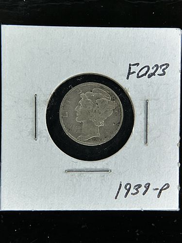 1939-P 90% Silver Mercury Dime